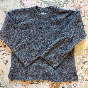 Reformation Charcoal Crewneck Sweater